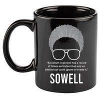 Thomas Sowell Socialism Quote Black History Month 11oz C Handle Ceramic Mug