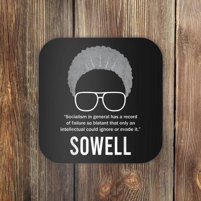 Thomas Sowell Socialism Quote Black History Month Coaster