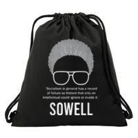 Thomas Sowell Socialism Quote Black History Month Drawstring Bag