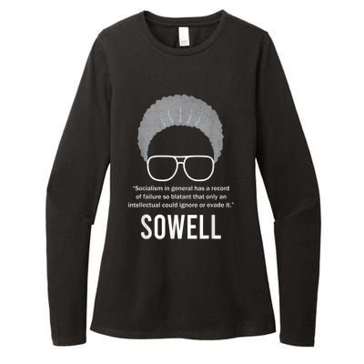 Thomas Sowell Socialism Quote Black History Month Womens CVC Long Sleeve Shirt