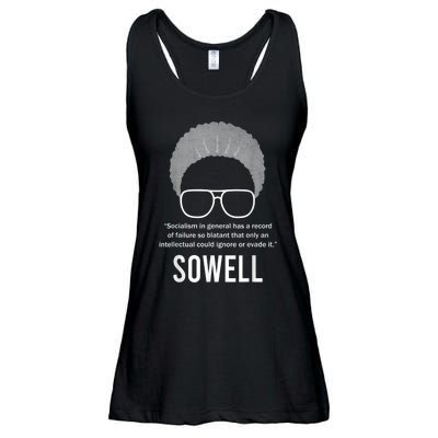 Thomas Sowell Socialism Quote Black History Month Ladies Essential Flowy Tank