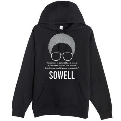 Thomas Sowell Socialism Quote Black History Month Premium Pullover Hoodie
