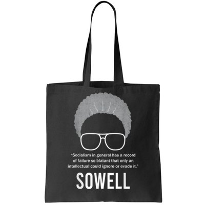 Thomas Sowell Socialism Quote Black History Month Tote Bag