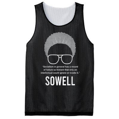 Thomas Sowell Socialism Quote Black History Month Mesh Reversible Basketball Jersey Tank