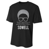 Thomas Sowell Socialism Quote Black History Month Performance Sprint T-Shirt