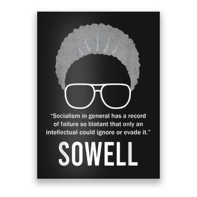 Thomas Sowell Socialism Quote Black History Month Poster