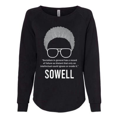 Thomas Sowell Socialism Quote Black History Month Womens California Wash Sweatshirt