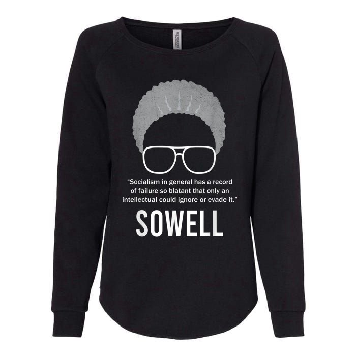 Thomas Sowell Socialism Quote Black History Month Womens California Wash Sweatshirt