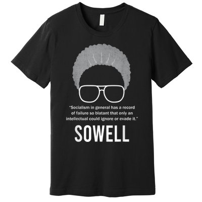 Thomas Sowell Socialism Quote Black History Month Premium T-Shirt