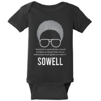 Thomas Sowell Socialism Quote Black History Month Baby Bodysuit