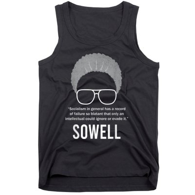 Thomas Sowell Socialism Quote Black History Month Tank Top