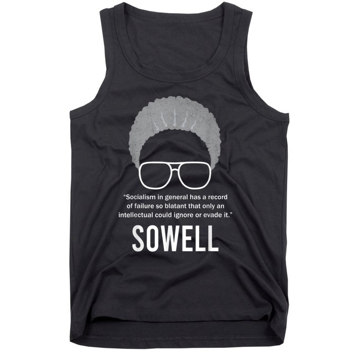 Thomas Sowell Socialism Quote Black History Month Tank Top