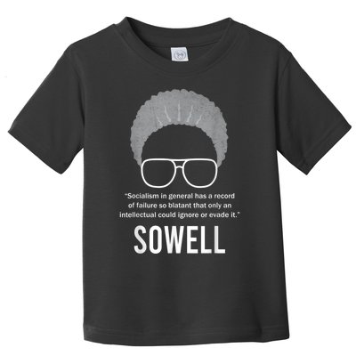 Thomas Sowell Socialism Quote Black History Month Toddler T-Shirt