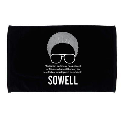 Thomas Sowell Socialism Quote Black History Month Microfiber Hand Towel