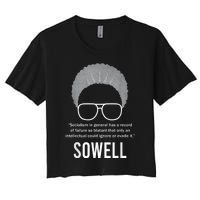 Thomas Sowell Socialism Quote Black History Month Women's Crop Top Tee