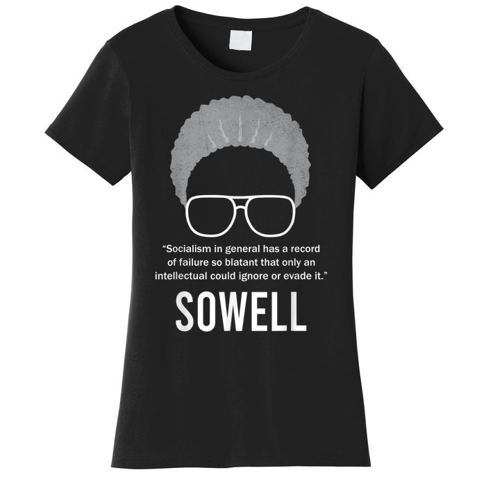 Thomas Sowell Socialism Quote Black History Month Women's T-Shirt