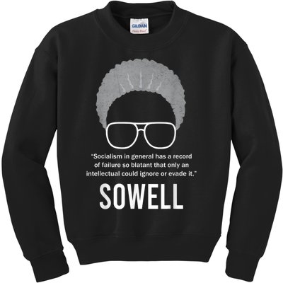 Thomas Sowell Socialism Quote Black History Month Kids Sweatshirt