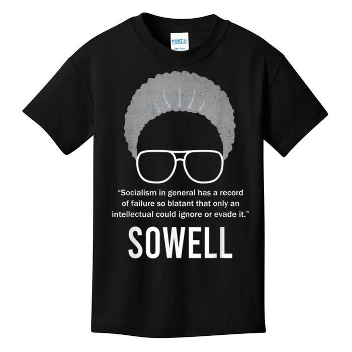 Thomas Sowell Socialism Quote Black History Month Kids T-Shirt