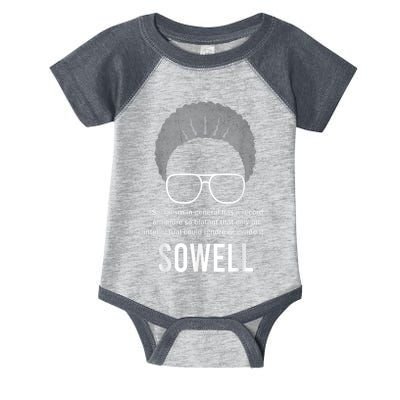 Thomas Sowell Socialism Quote Black History Month Infant Baby Jersey Bodysuit