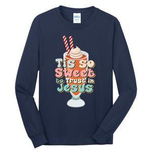 Tis So Sweet To Trust In Jesus Tall Long Sleeve T-Shirt