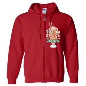 Tis So Sweet To Trust In Jesus Full Zip Hoodie