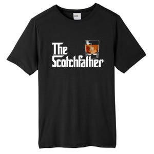 The Scotchfather Scotch Father Dad Father's Day Drinking Tall Fusion ChromaSoft Performance T-Shirt