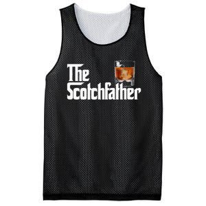 The Scotchfather Scotch Father Dad Father's Day Drinking Mesh Reversible Basketball Jersey Tank