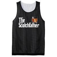 The Scotchfather Scotch Father Dad Father's Day Drinking Mesh Reversible Basketball Jersey Tank