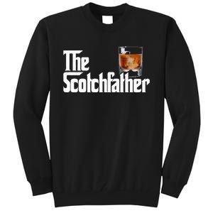 The Scotchfather Scotch Father Dad Father's Day Drinking Tall Sweatshirt