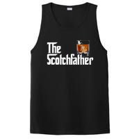 The Scotchfather Scotch Father Dad Father's Day Drinking PosiCharge Competitor Tank