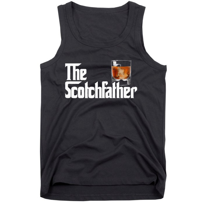 The Scotchfather Scotch Father Dad Father's Day Drinking Tank Top