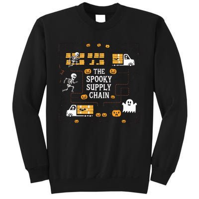 The Spooky Supply Chain Supply Chain Logistics Halloween Sweatshirt