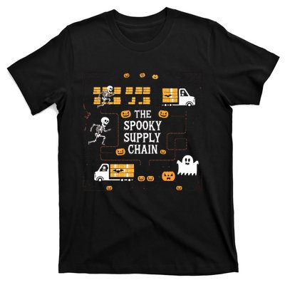 The Spooky Supply Chain Supply Chain Logistics Halloween T-Shirt