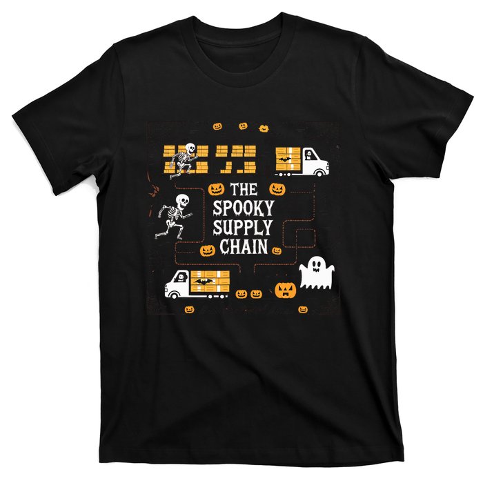 The Spooky Supply Chain Supply Chain Logistics Halloween T-Shirt