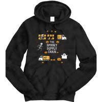 The Spooky Supply Chain Supply Chain Logistics Halloween Tie Dye Hoodie