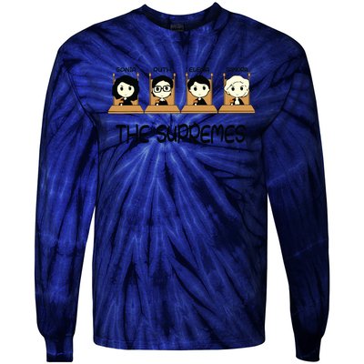 The Supremes Supreme Court Justices Rbg Cute Tie-Dye Long Sleeve Shirt