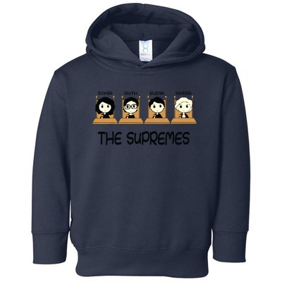 The Supremes Supreme Court Justices Rbg Cute Toddler Hoodie