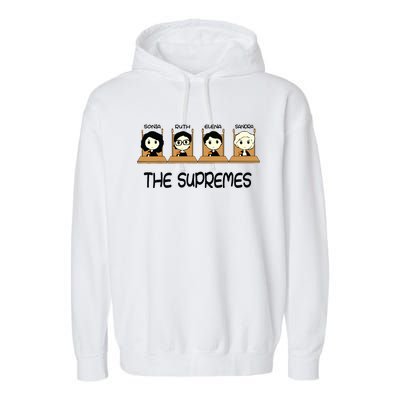 The Supremes Supreme Court Justices Rbg Cute Garment-Dyed Fleece Hoodie