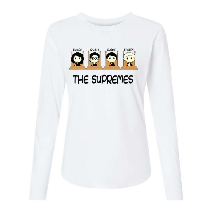 The Supremes Supreme Court Justices Rbg Cute Womens Cotton Relaxed Long Sleeve T-Shirt