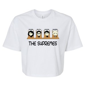 The Supremes Supreme Court Justices Rbg Cute Bella+Canvas Jersey Crop Tee