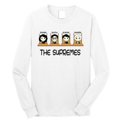 The Supremes Supreme Court Justices Rbg Cute Long Sleeve Shirt