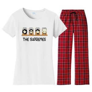 The Supremes Supreme Court Justices Rbg Cute Women's Flannel Pajama Set