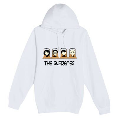 The Supremes Supreme Court Justices Rbg Cute Premium Pullover Hoodie