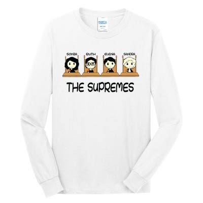 The Supremes Supreme Court Justices Rbg Cute Tall Long Sleeve T-Shirt