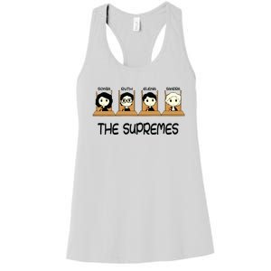 The Supremes Supreme Court Justices Rbg Cute Women's Racerback Tank