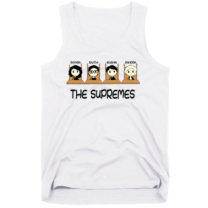 The Supremes Supreme Court Justices Rbg Cute Tank Top