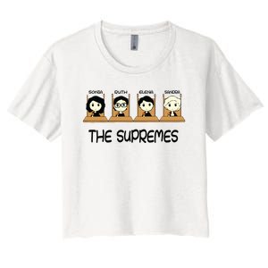 The Supremes Supreme Court Justices Rbg Cute Women's Crop Top Tee