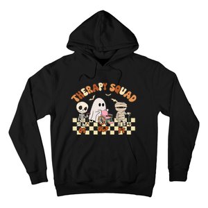 Therapy Squad SLP OT PT Groovy Halloween Speech Physical Hoodie