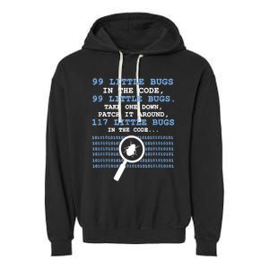 Technology Software Script HTML Network 99 Little Bugs Garment-Dyed Fleece Hoodie