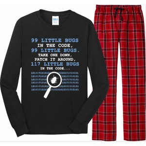 Technology Software Script HTML Network 99 Little Bugs Long Sleeve Pajama Set